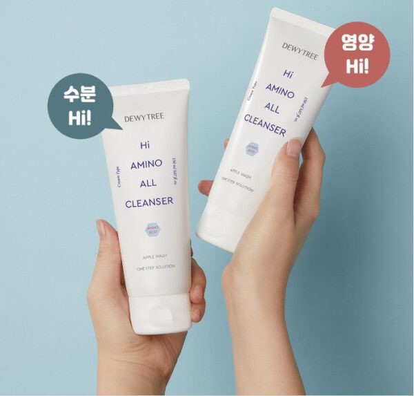 شوینده ملایم و هایپوآلرژنیک صورت Dewytree مدل Hi Amino (نوع کرمی)