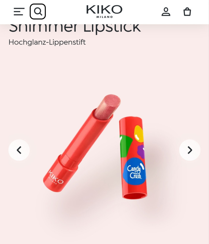 رژلب شیمردار کندی کراش کیکو