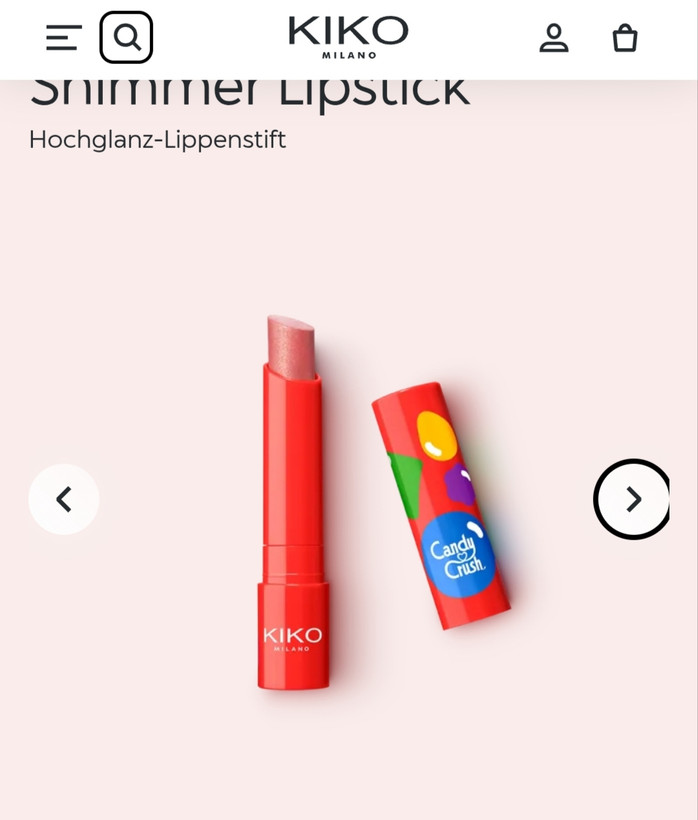 رژلب شیمردار کندی کراش کیکو
