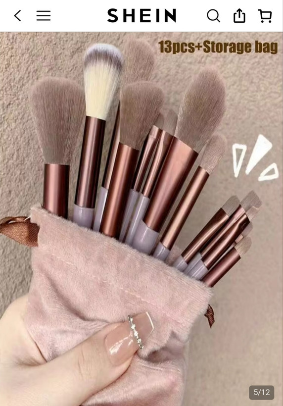 ست براش میکاپ shein